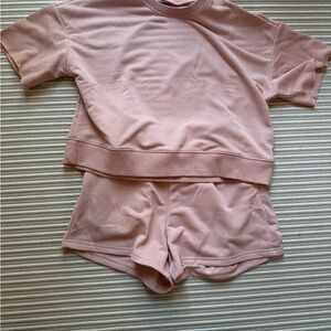 Pink loungewear set